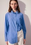 Linen-blend Shirt - Blue