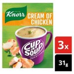 Knorr Cup-a-soup Thick & Creamy Cream Of Chicken Instant Soup 3 X 31G