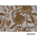 Mustard Printed Kitchen Glove - Fynbos