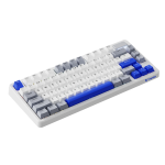 Rapoo V700DIY-75 - Hot Swappable Mechanical Gaming Keyboard With Rgb - White Grey Blue