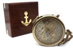 Us Handicrafts To My Son I Love You - Engraved Sundial Compass With Case Portable Personalized Gift From Mom & Dad To Son Gradua