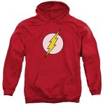 Dc Comics Flash Logo Adult Pull-over Hoodie Red