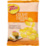 Creamy Cheddar Straight Cut Chips 125G