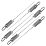 Lifespace Quality Set Of 6 Stainless Steel Flat Kebab Skewers With Push Bar