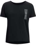 Women's Ua Repeat Wordmark Graphic T-Shirt - Black Md