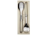Laguiole By Andre Verdier Salad Server Set Set Of 2 Ivory
