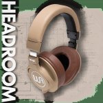 Wa-hr Headroom Closed-back Professional Studio Headphones - Tan