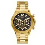 Guess Mens Gold Tone Multi-function Watch GW0539G2