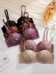 5PCS Floral Print Underwire Bra Comfy & Breathable Bra Women's Lingerie & Underwear