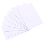 20 Pack-premium Blank Pvc Cards Lumanious CR80 30MIL CR8030 Graphic Quality White Plastic Cards For Most Photo Id Badge Printers