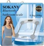 Sokany SK-19030 Bluetooth Bathroom Scale Digital Bathroom Weighing Scale