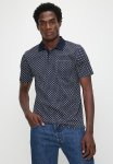 Kurt Mercerized Jacquard Golfer - Navy