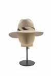 The Vault Jagter Zebra Band Hat Beige