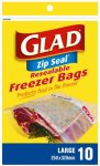 Freezer Zipper Bag Large Plastic Storage Pouch