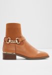 Franina Leather Boot - Medium Brown