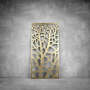Wall Art D051 - 2000 X 1000 X 20 Indoor / Matt Black / Cool White