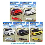 Hot Wheels Silver Series Fast & Furious 25TH Anniversary Race Off Set Of 5 HNR88-9C6P