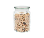 Regent Glass Round Jar With Glass Lid 800ML