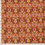 Zara Visse Crepe Abstract Orange 19770-036
