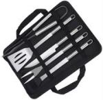 Casey 5PC Stainless Steel Handle Braai Set