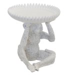 White Banana Monkey Serving Bowl