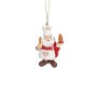 Santa With Rolling Pin And Gingerbread House 5.3X4.5X9CM