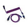 Coiled Aviator Usb-c Cable With Usb-a Adapter