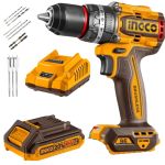 Ingco - Cordless Brushless Impact Drill 96 Nm 20V With Battery & Charger
