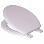 Toilet Seat White Mdf Nylon Hinge Triumph