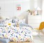 - Duvet Cover Set 100% Cotton 200TC - Infiniteblues