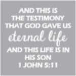 Stencil Eternal Life
