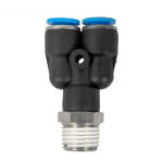 AirCraft Pu Hose Fitting Y Joint 6MM-1 4" M