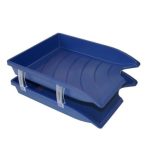 Optima Letter Tray Set 2 Blue