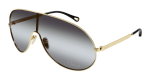 Sunglasses Womens In Gold Grey CH0283S-001 - Gold Onesize
