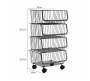 Heartdeco 4 Tier Wire Storage Basket Unit