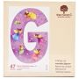 Fairies Letter G - 47 Piece Kids Alphabet Wooden Shaped Jigsaw Puzzle