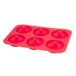 Red Silicone Donut Mould