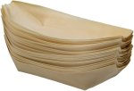 Disposable Boats Wooden Serving Dish