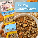5X50G Snack Packs Breakfast Mix Choice Grade