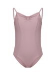 Girls 1-PIECE Fit & Comfy Spaghetti Strap Backless Solid Gymnastics Leotard For Dancing & Performance