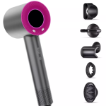 Professional Supersonic Leafless Hair Dryer With 5 Styling Attachments