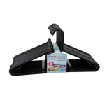 20 Pack Black Adult Clothes Hangers