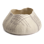 Linear Ghana Felt Large Basket
