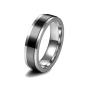 Stainless Steel Unisex Spinner Ring - 9 Us