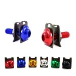 1PC 2PCS 5PCS 10PCS Universal Motorcycle Fairing Body Bolts Scooter Nuts M6 Spire Speed Fastener Clips Screw Spring Nut Cafe Rac