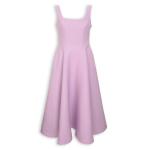 Lilac Fit & Flare Midi Dress