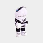 Plush Sharks Mascot Blk wht 15 Cm