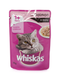 Whiskas Adult Pouch Salmon in Gravy 85g