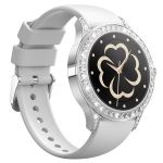 Silver Ladies Smart Watch With 21 Sports Modes Sleep Monitor