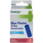 Blue Blue X-ray Detectable Plasters 20 Pack